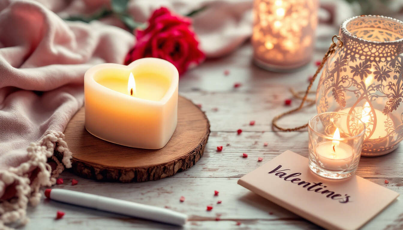 Bougie Saint-Valentin : créez une ambiance romantique