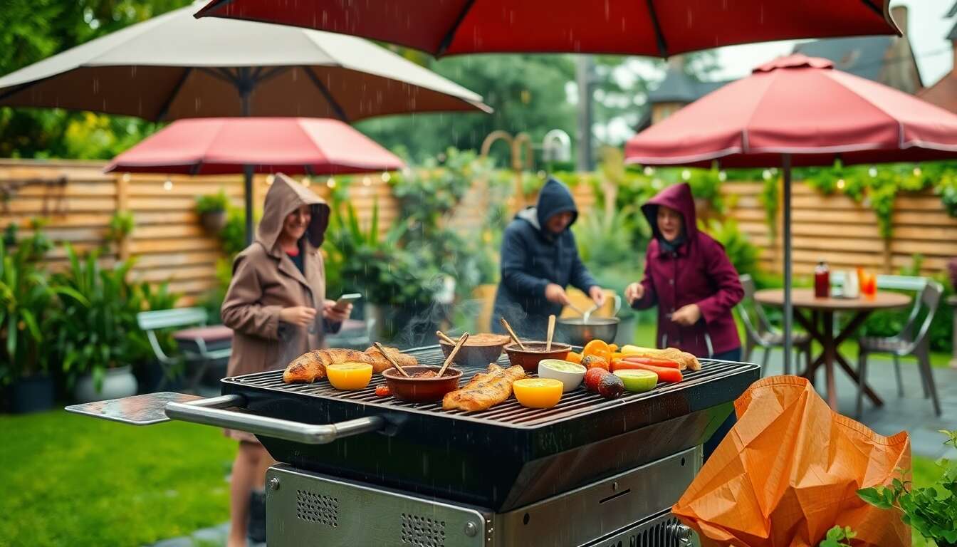 Pr&eacute;paration avant le barbecue