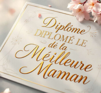 Diplôme de la Meilleure Maman : un Cadeau Inoubliable