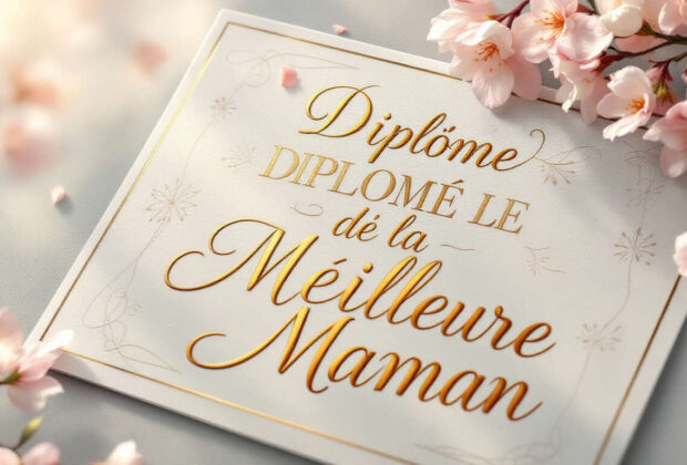 Diplôme de la Meilleure Maman : un Cadeau Inoubliable