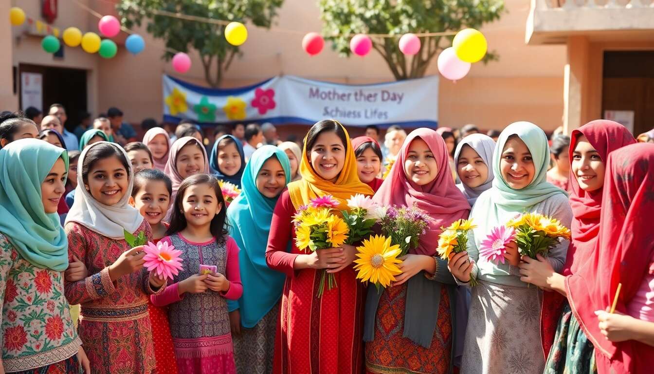 Les enfants en f&ecirc;te : c&eacute;l&eacute;brations dans les &eacute;coles marocaines