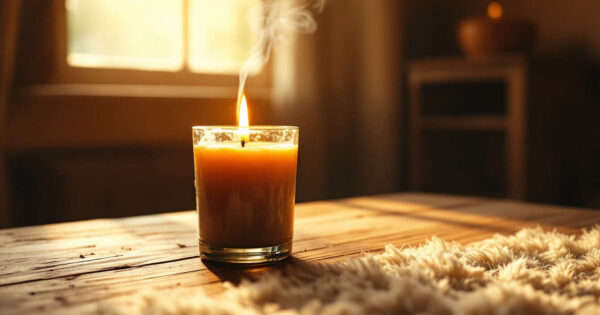 Signification spirituelle d'une flamme vacillante