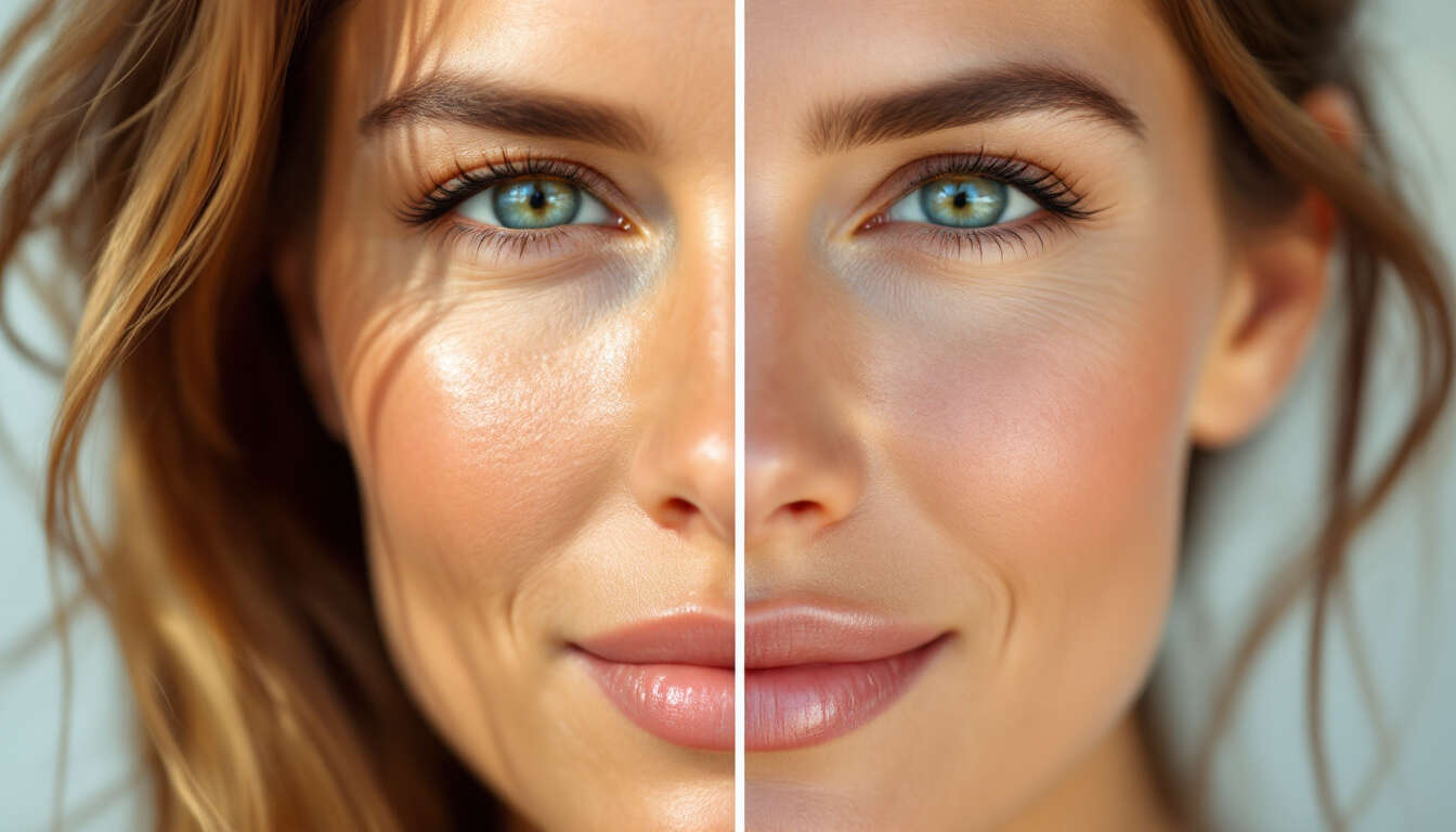 Collagène Peau : avant et Après pour une Beauté Éclatante