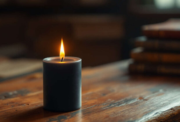 Bougie noire : signification et symbolisme