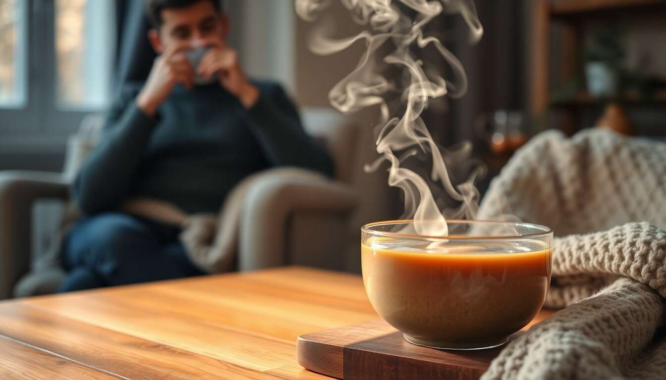 Vapeur et gargarismes : les alli&eacute;s secrets pour calmer la toux