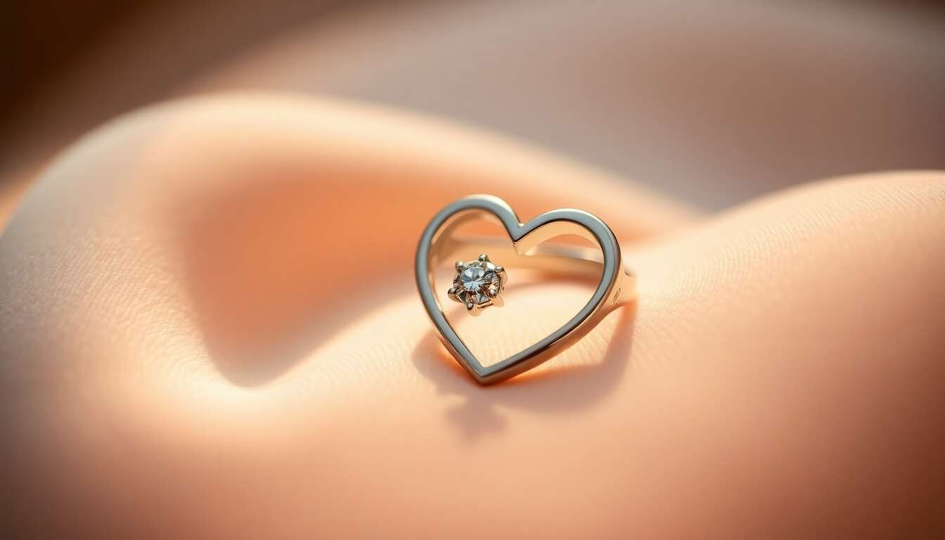 L'&eacute;ternel attrait des bijoux en forme de c&oelig;ur