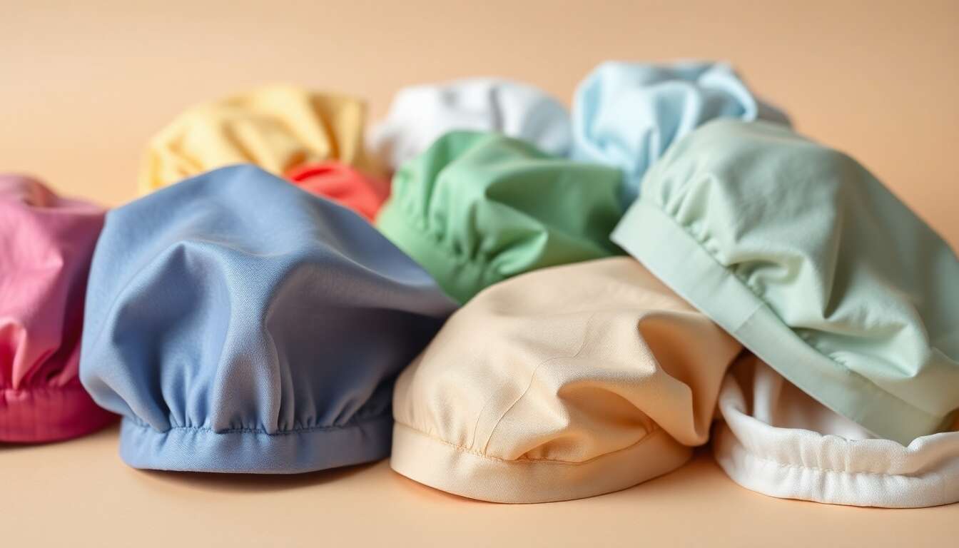 Mat&eacute;riaux et choix de charlottes : coton, satin ou plastique ?