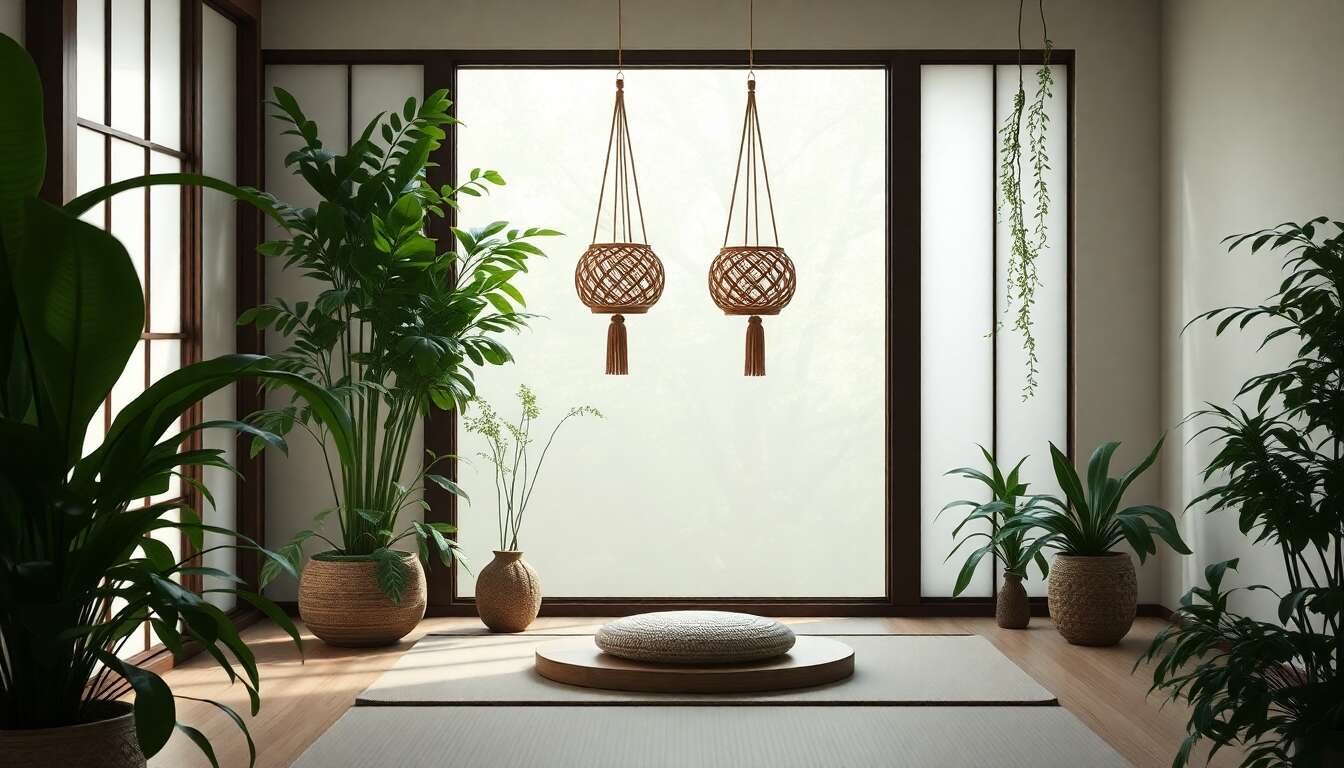 Int&eacute;grer des &eacute;l&eacute;ments naturels : plantes et kokedamas