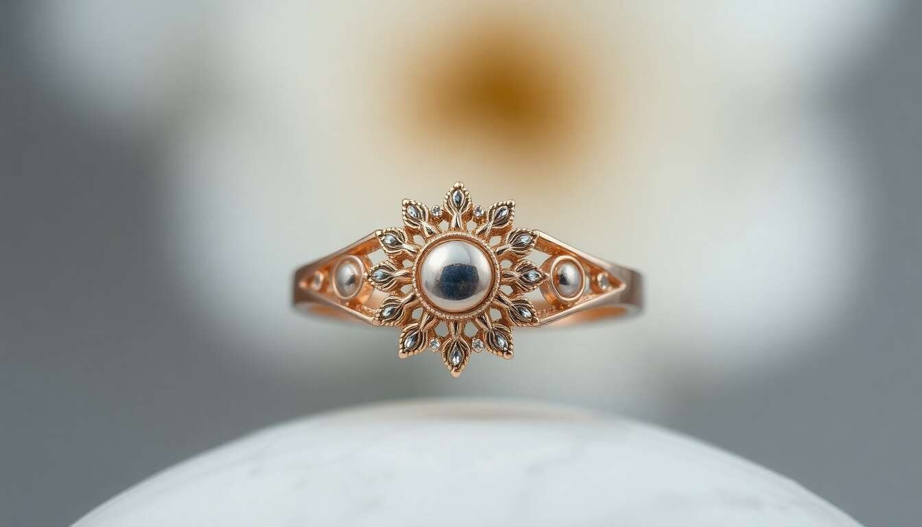 &eacute;quilibre et harmonie : l'essence de la bague lune et soleil