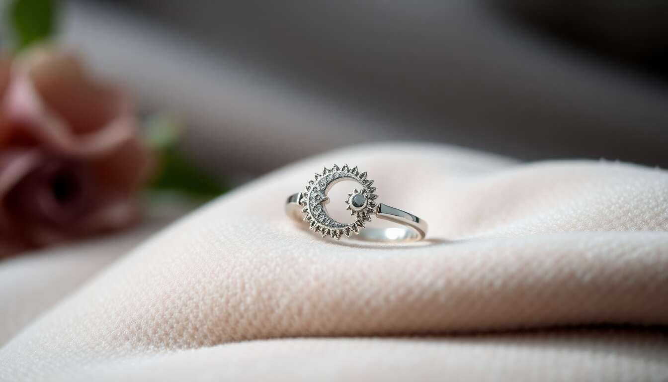 Offrir une bague lune et soleil : un cadeau porteur de sens