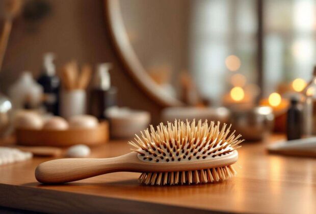 Brosse à cheveux en poil de sanglier : bienfaits et utilisations
