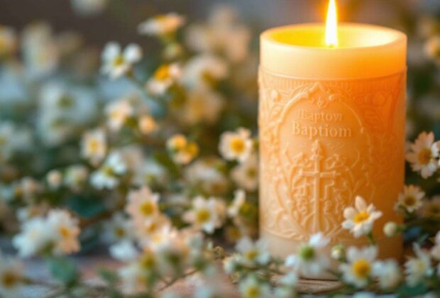 Bougie de baptême : découvrez nos conseils et astuces