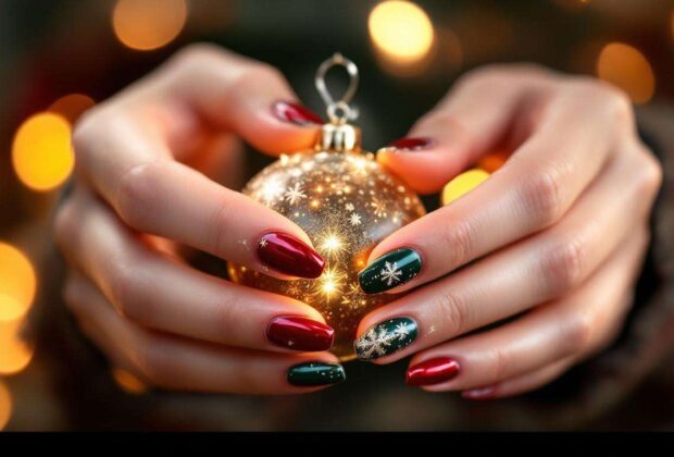 Ongles de Noël : conseils et Inspirations Festives