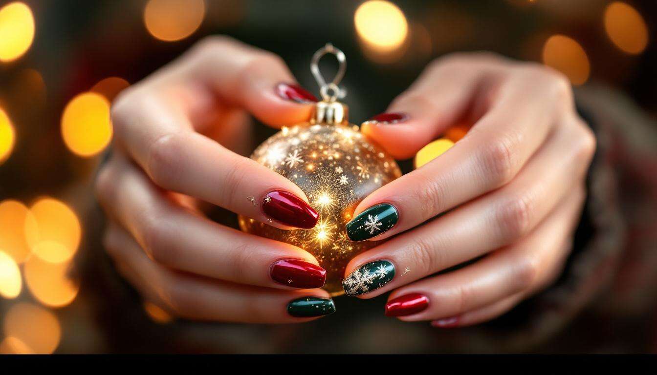Ongles de Noël : conseils et Inspirations Festives