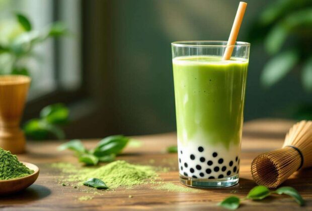 Recette : comment préparer un Matcha Bubble Tea ?