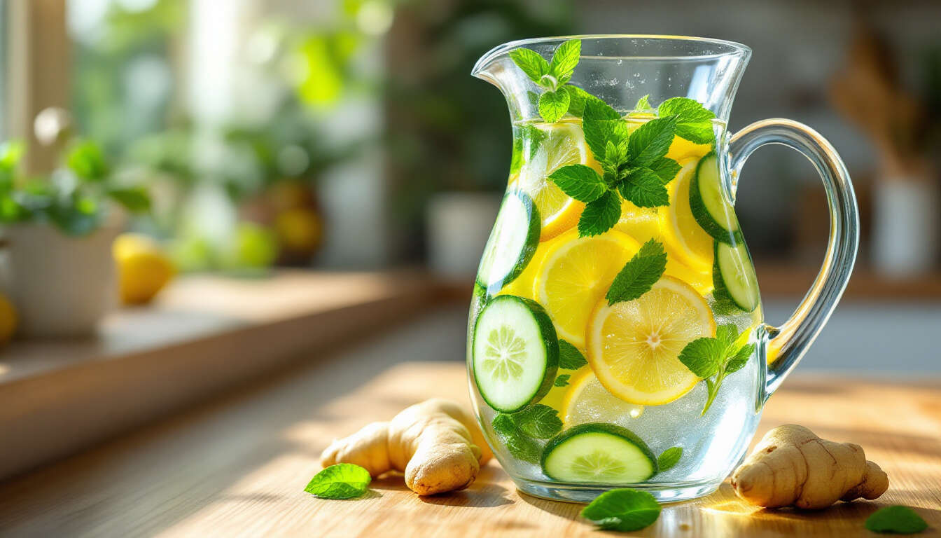 Test de 5 eaux détox de rentrée : laquelle booste vraiment l'immunité ?