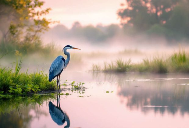 Symbolique du héron : signification et symboles expliqués