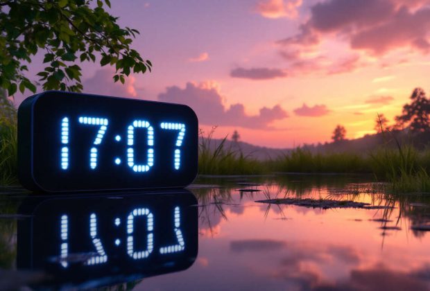 Que signifie l'heure miroir 17h07 ?