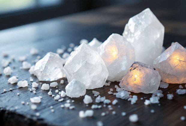 Cristaux de sel : leurs bienfaits pour la peau