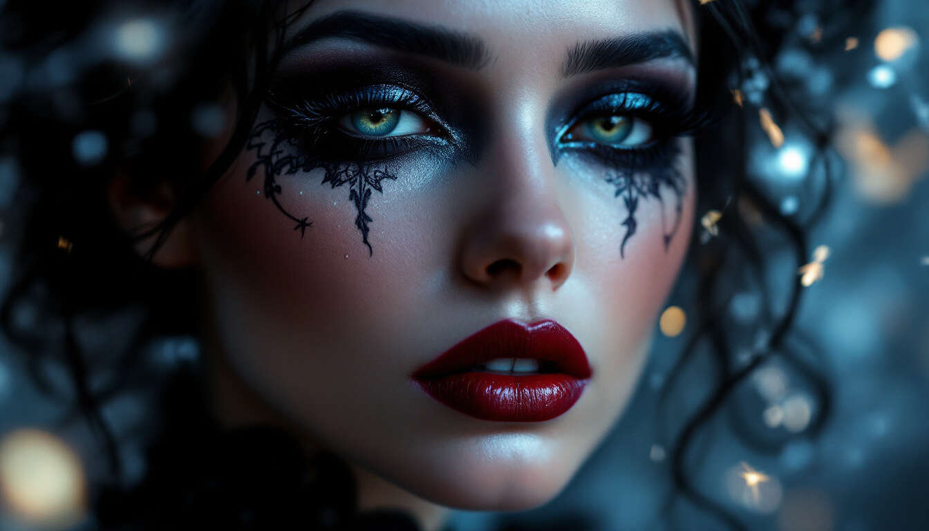 Idées de Maquillage D'Halloween par Mélusine Cosmetics