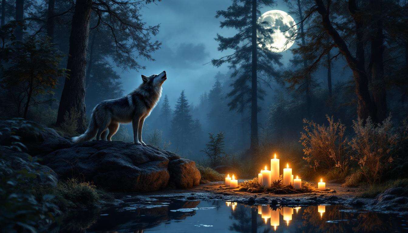 Pleine Lune du Loup : signification et Rituel Beauté