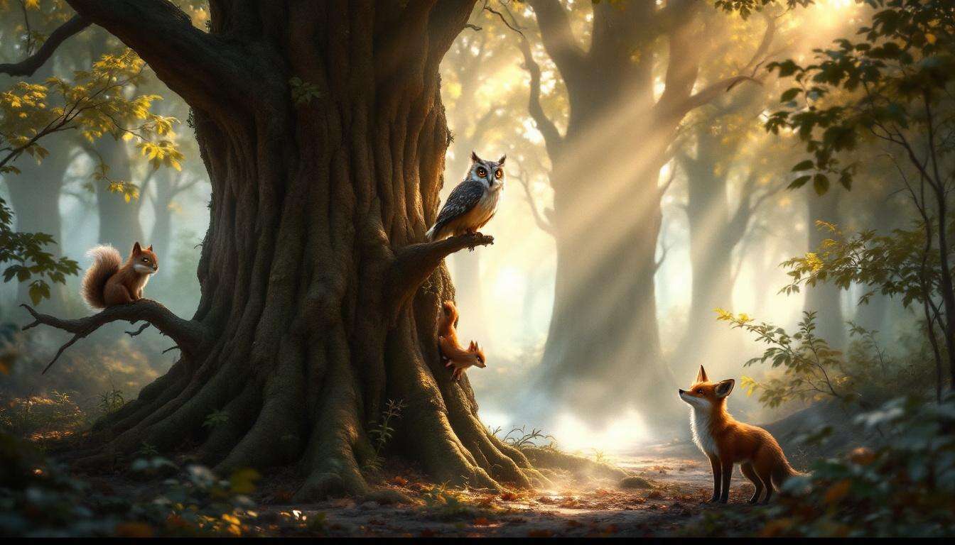 Conte sur les Animaux de la Forêt : découverte Enchantée