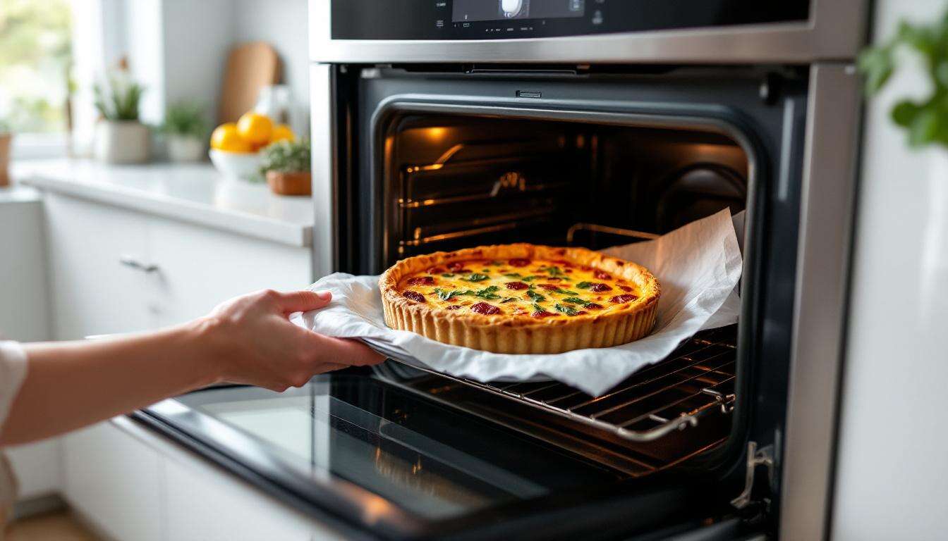 Comment réchauffer une quiche au four : astuces pour un résultat parfait