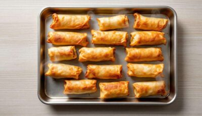 Comment réchauffer des nems au four pour un résultat croustillant ?