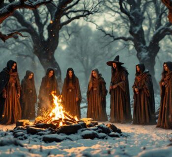 Découvrir les rituels d'hiver des sorcières : secrets du jour le plus court de l'année
