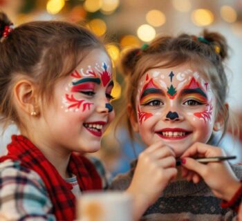 Maquillages faciles de Noël pour enfants : astuces et idées