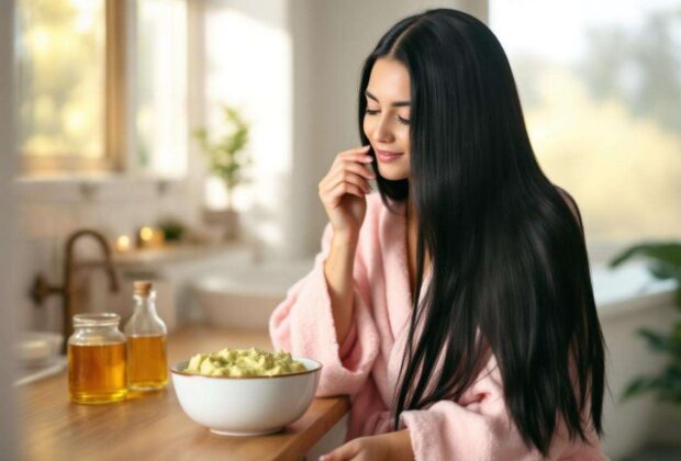 Masque Hydratant Cheveux : secret de Beauté Maison