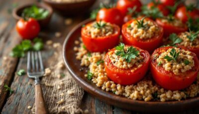 Comment cuire des tomates farcies avec riz ?