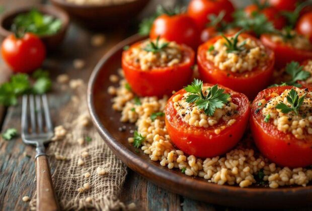Comment cuire des tomates farcies avec riz ?