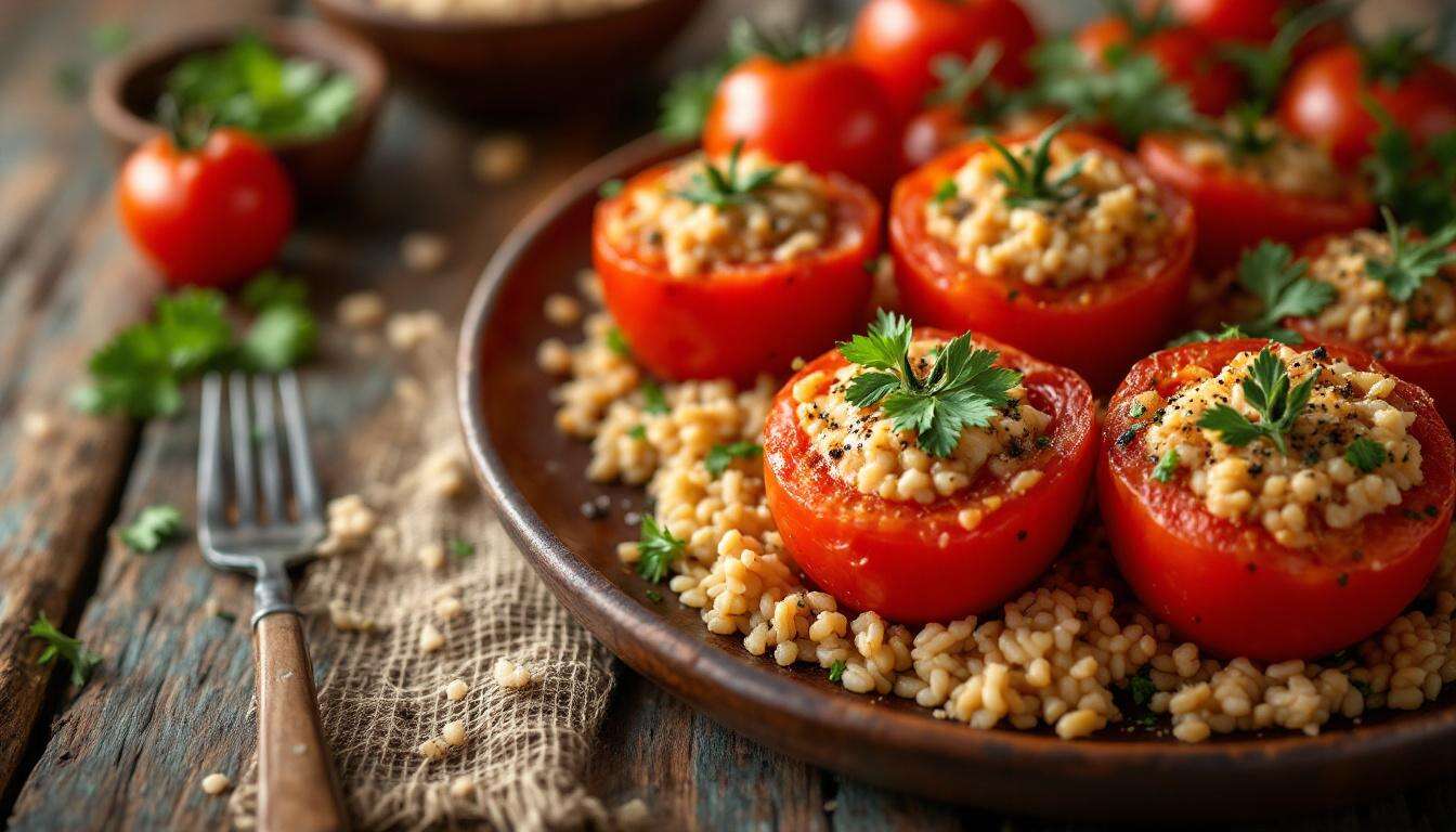 Comment cuire des tomates farcies avec riz ?