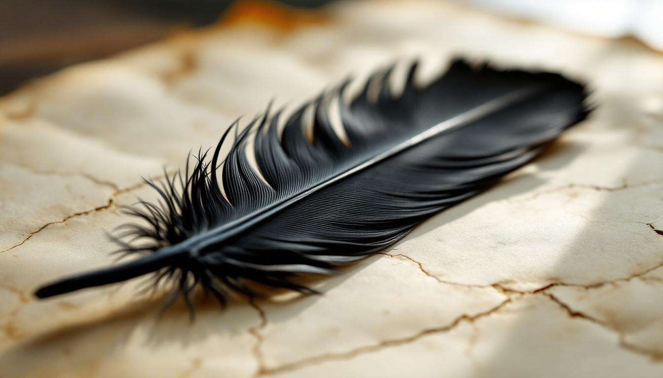 Signification de la Plume Noire : symbole et Mystère