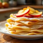 Crêpes aux pommes rapides : une recette en 5 minutes